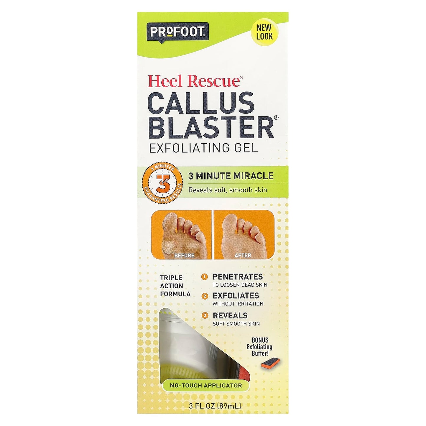 Profoot, Heel Rescue®, Callus Blaster® Exfoliating Gel, 3 fl oz (89 ml) - Image 2