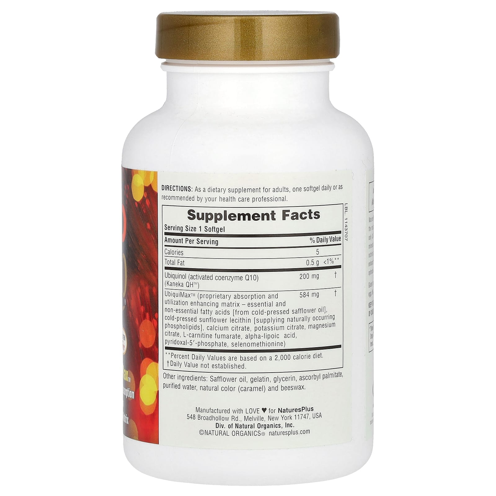 NaturesPlus, Beyond CoQ10, 200 mg, 60 Softgels