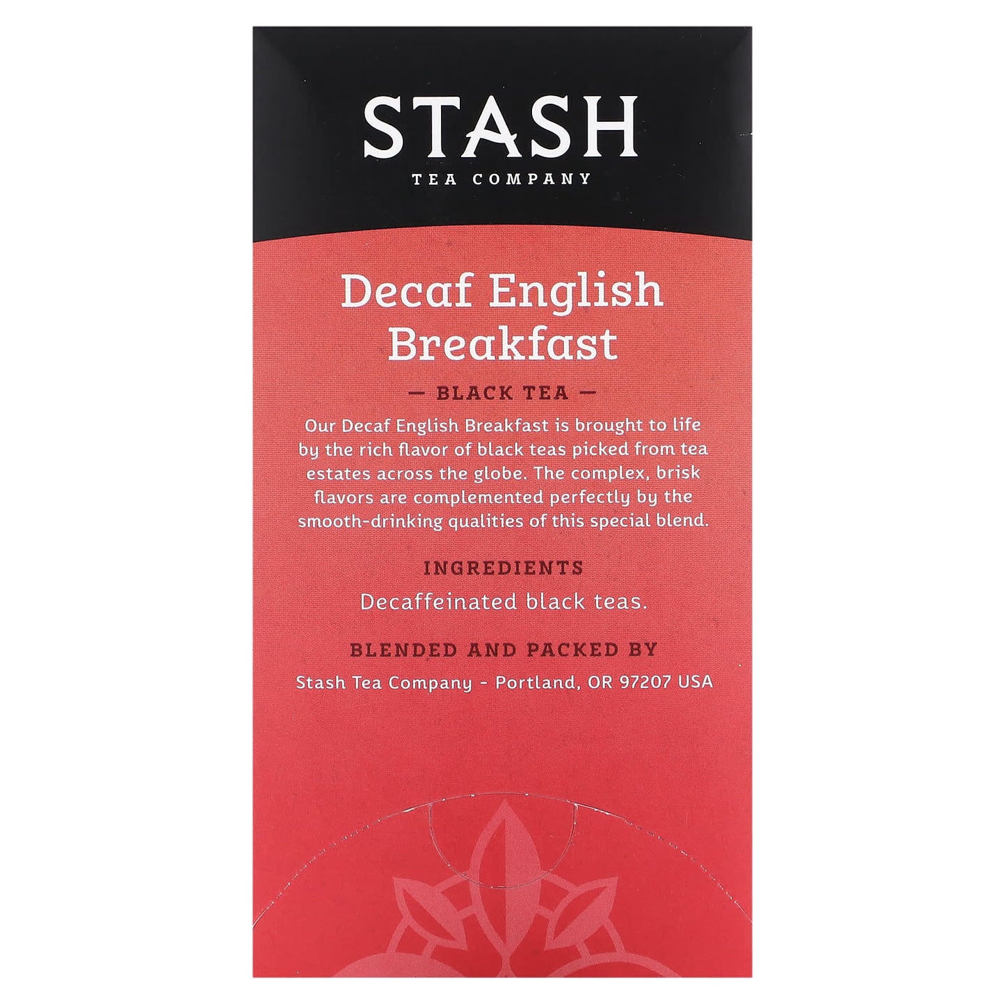 Stash Tea, Black Tea, Decaf, English Breakfast, 18 Tea Bags, 1.2 oz (36 g) - Image 2