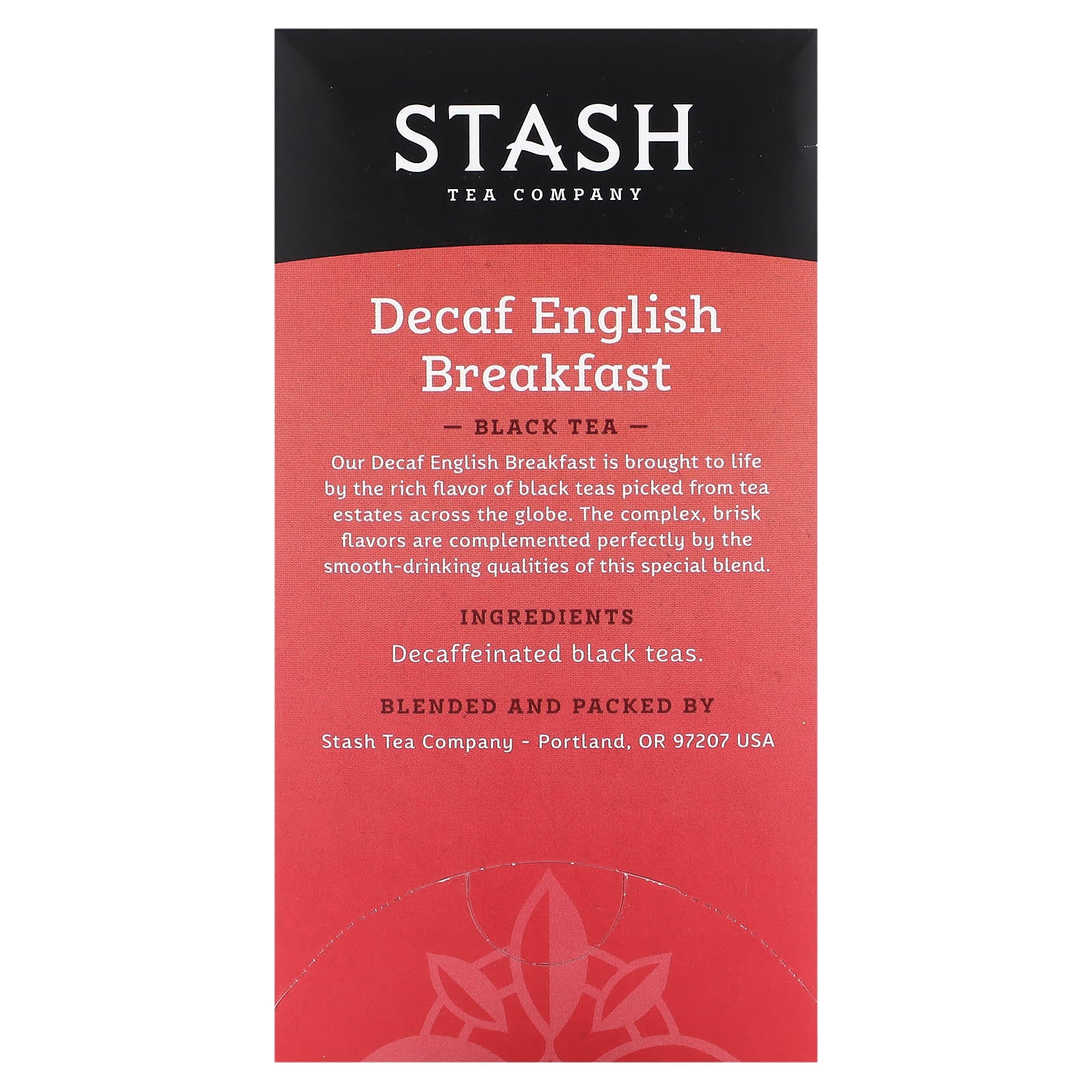 Stash Tea, Black Tea, Decaf, English Breakfast, 18 Tea Bags, 1.2 oz (36 g) - Image 2