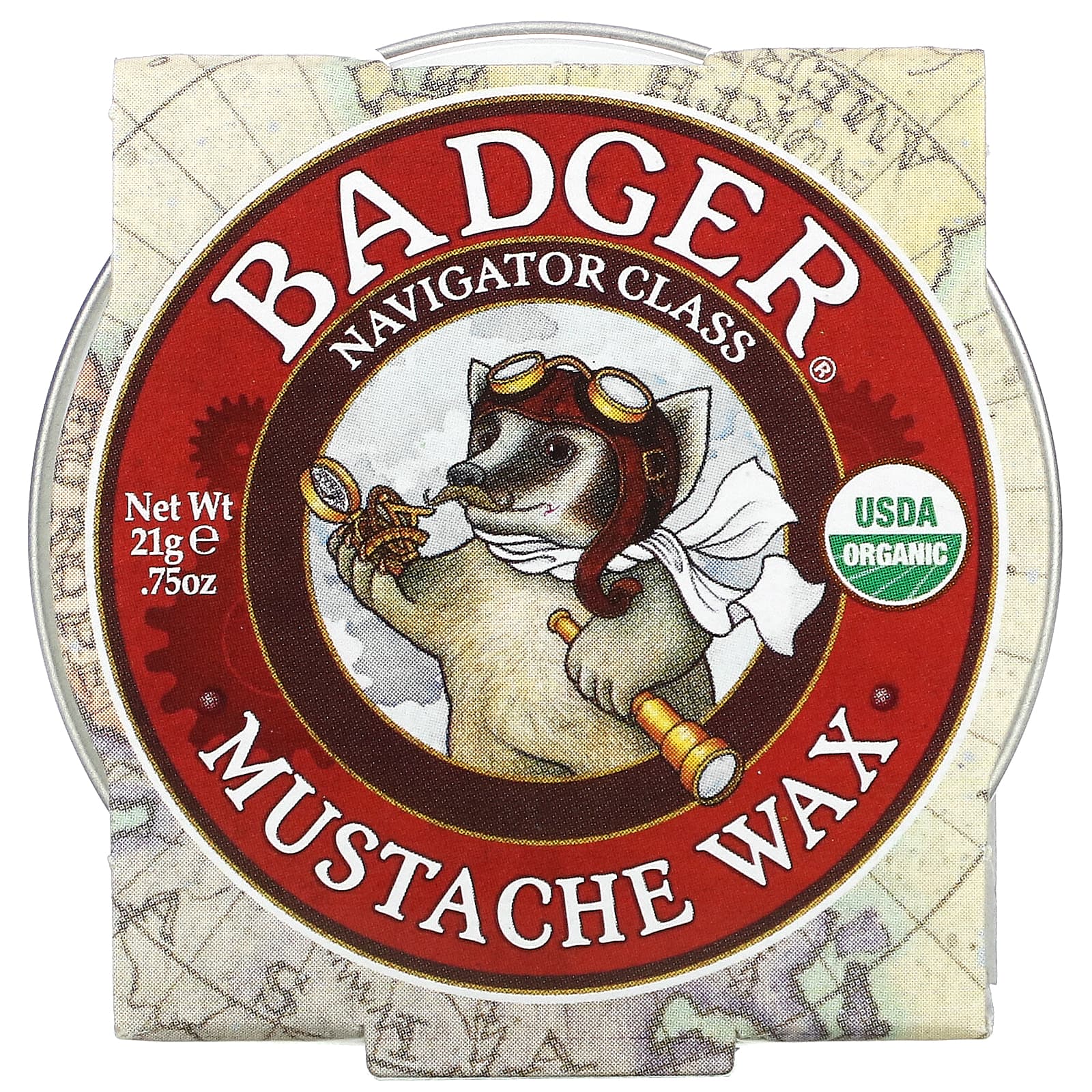 Badger Organic Mustache Wax for Strong Hold & Natural Style - Image 2