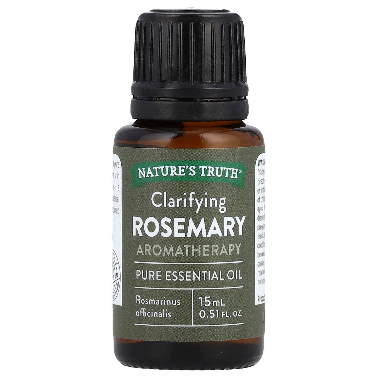 Nature's Truth, Pure Essential Oil, Clarifying Rosemary,  0.51 fl oz (15 ml) - Image 1