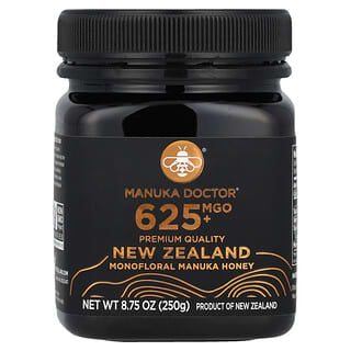 Pure NZ Monofloral Manuka Honey, MGO 625+, 8.75 oz (250g) - Best Quality