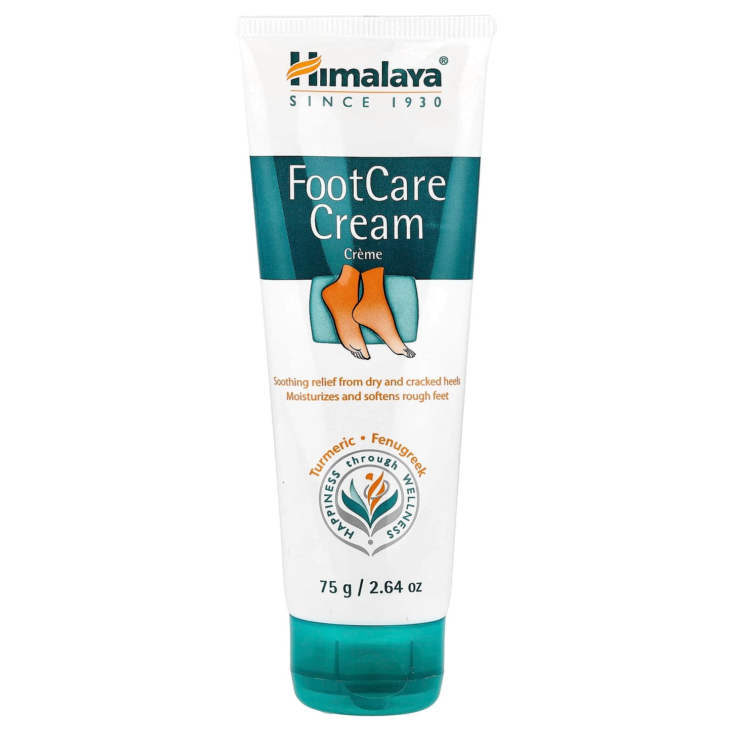 Himalaya FootCare Cream, 2.64 oz - Soothing Relief for Dry, Cracked Heels - Image 1