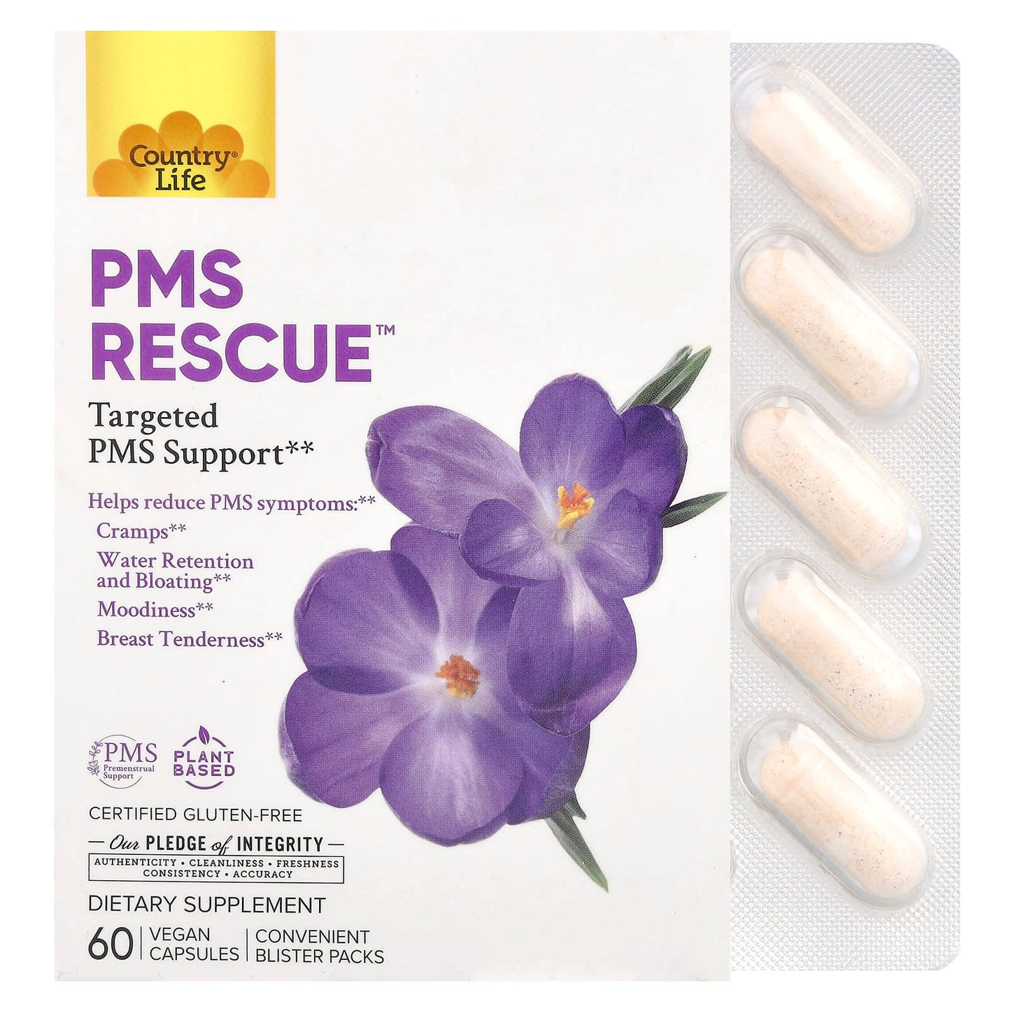 Natural Relief from PMS Symptoms with Country Life PMS Rescue ™ - Image 1