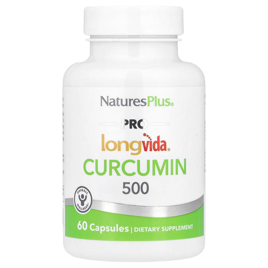 NaturesPlus, Pro Longvida®, Curcumin, 500 mg, 60 Capsules - Image 1