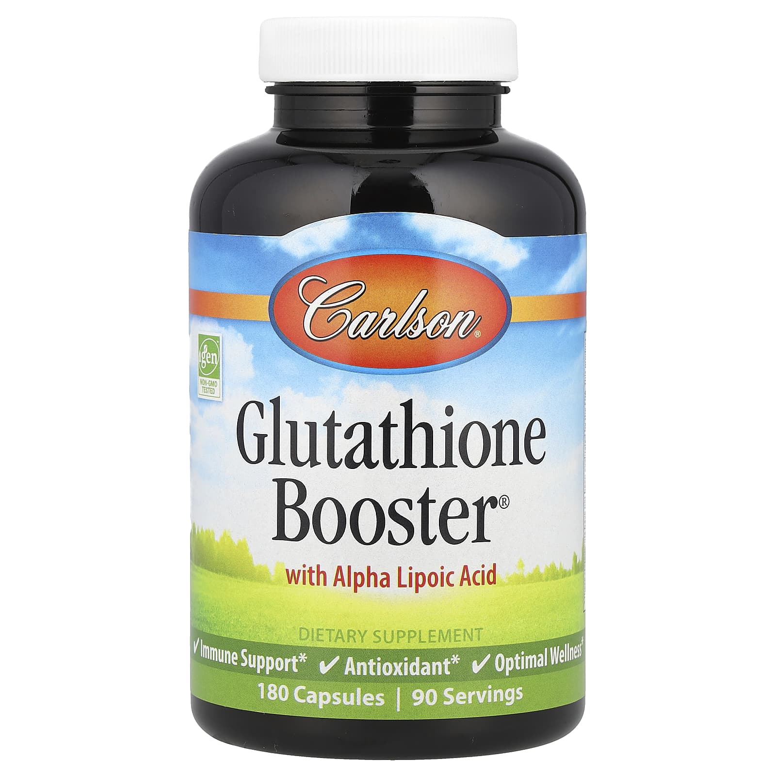 Boost Immune System with Carlson Glutathione Booster 180 Capsules - Image 1