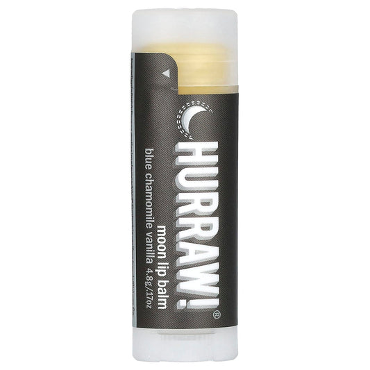Hurraw! Balm Blue Chamomile Vanilla Lip Care, Cruelty-Free, Organic - Image 1
