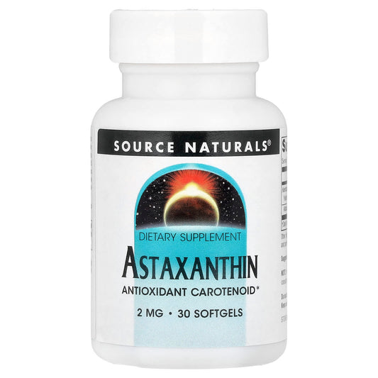 Source Naturals, Astaxanthin, 2 mg, 30 Softgels - Image 1