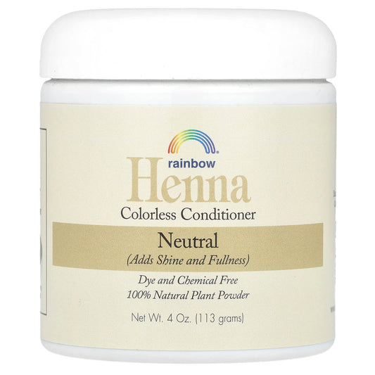 Rainbow Research, Henna, Colorless Conditioner, Neutral, 4 oz (113 g) - Image 1