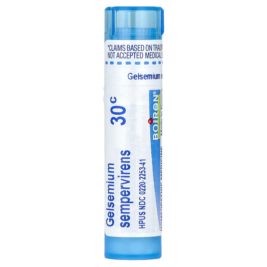 Boiron Gelsemium Sempervirens 30C Stress Relief Pellets - 80 Count - Image 1