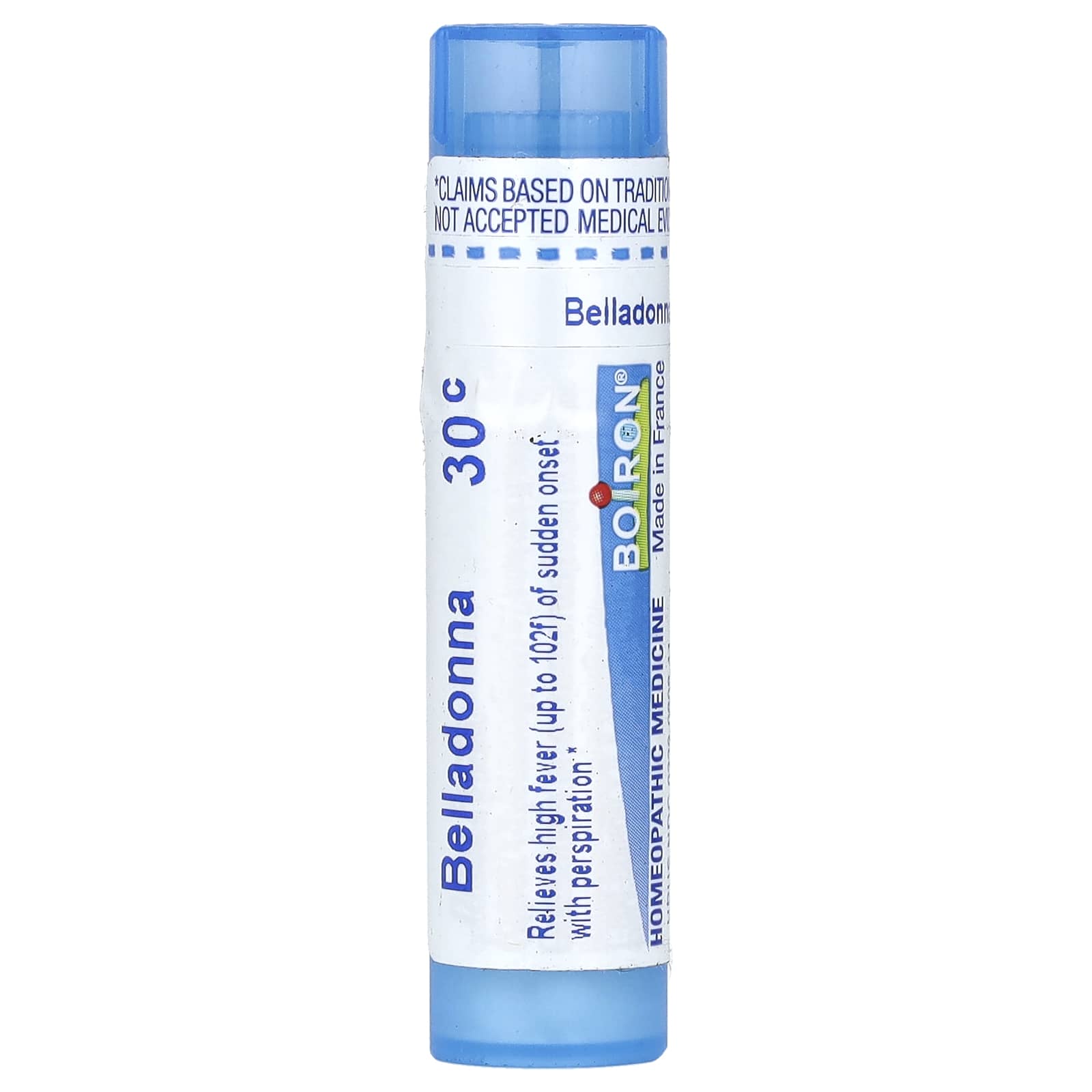 Boiron Belladonna 30C Fever Relief Pellets - Image 1