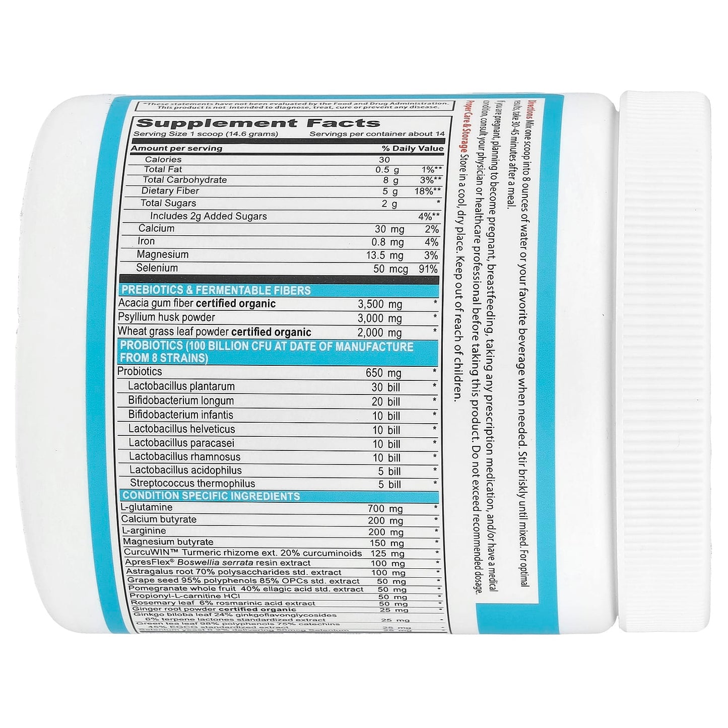 Vibrant Health, Digestive Vibrance, Version 1.0, Mandarin Orange, 7.2 oz (204.4 g) - Image 2