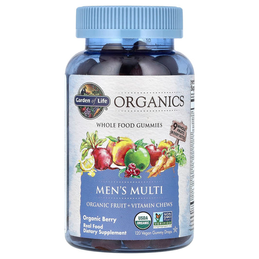 Organic Berry Men's Multi Vitamin Gummies by Garden of Life - Image 1