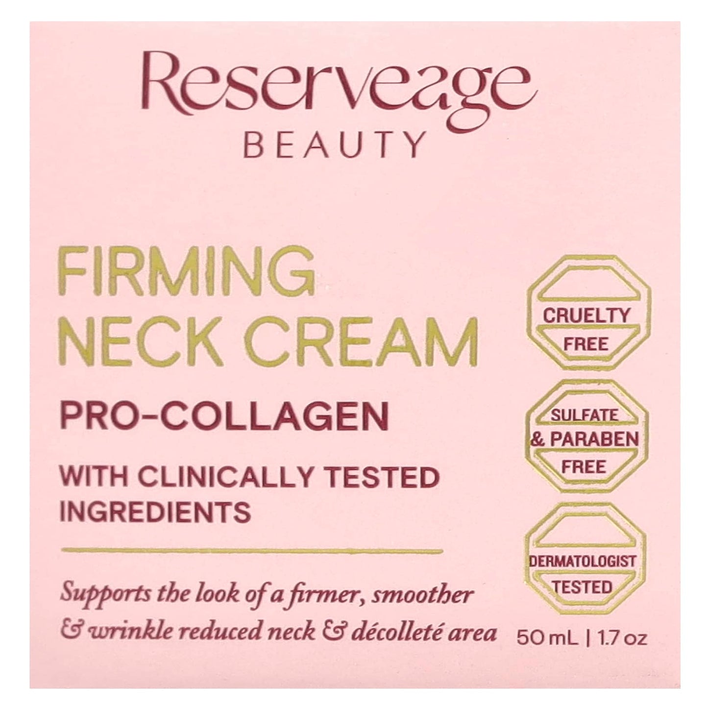 Reserveage Beauty, Firming Neck Cream, 1.7 oz (50 ml) - Image 2