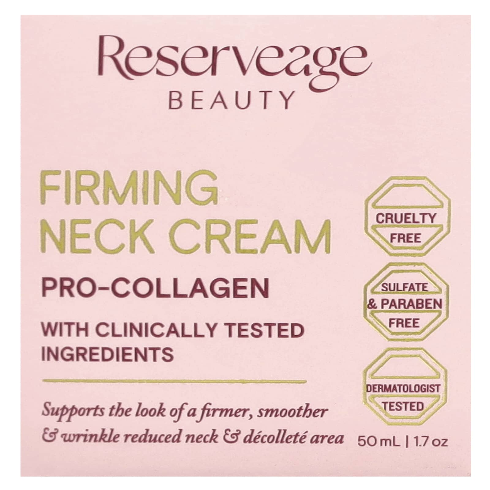 Reserveage Beauty, Firming Neck Cream, 1.7 oz (50 ml) - Image 2