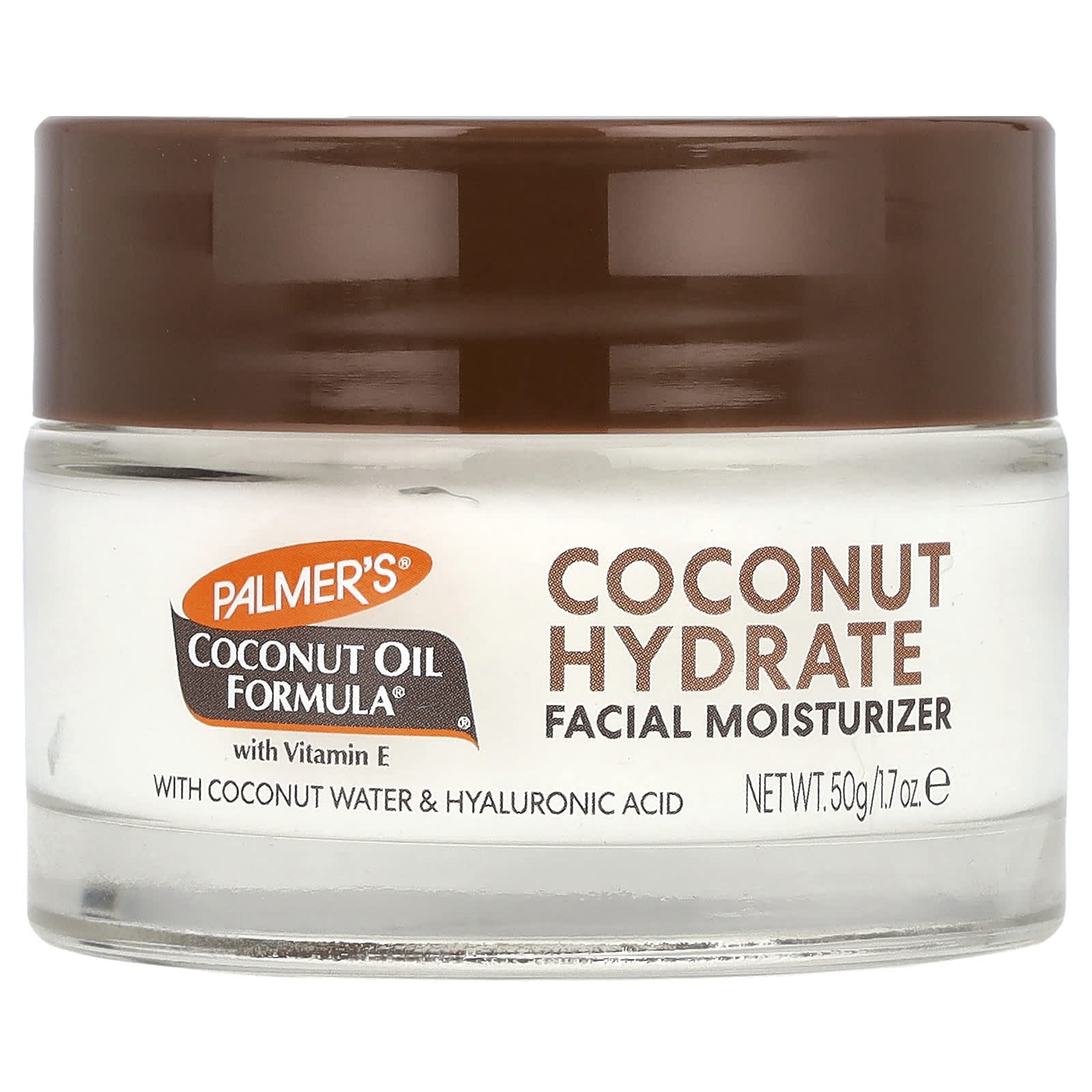 Palmer's, Coconut Oil Formula® with Vitamin E, Coconut Hydrate Facial Moisturizer, 1.7 oz (50 g) - Image 1