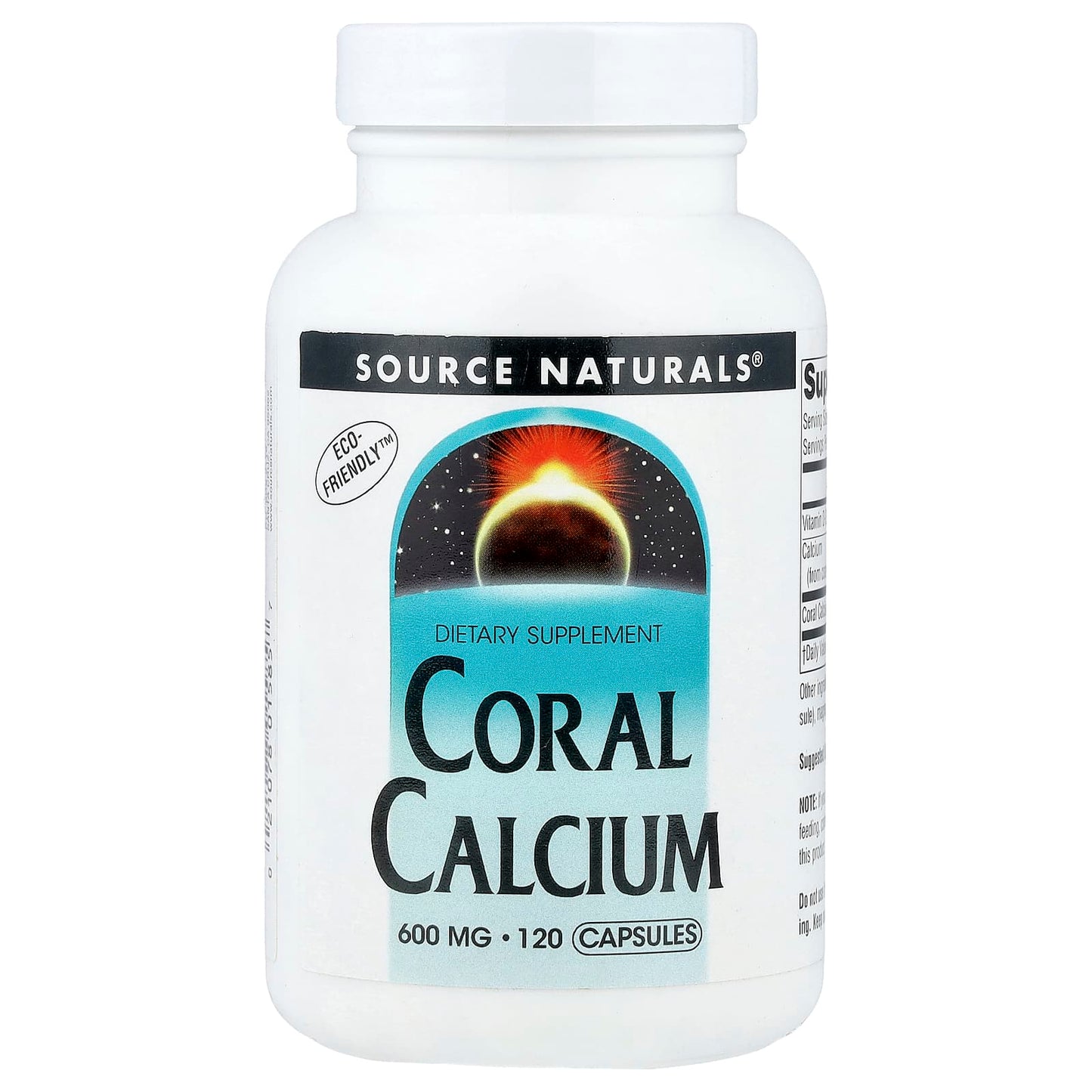 Source Naturals, Coral Calcium, 120 Capsules (600 mg per Capsule) - Image 1