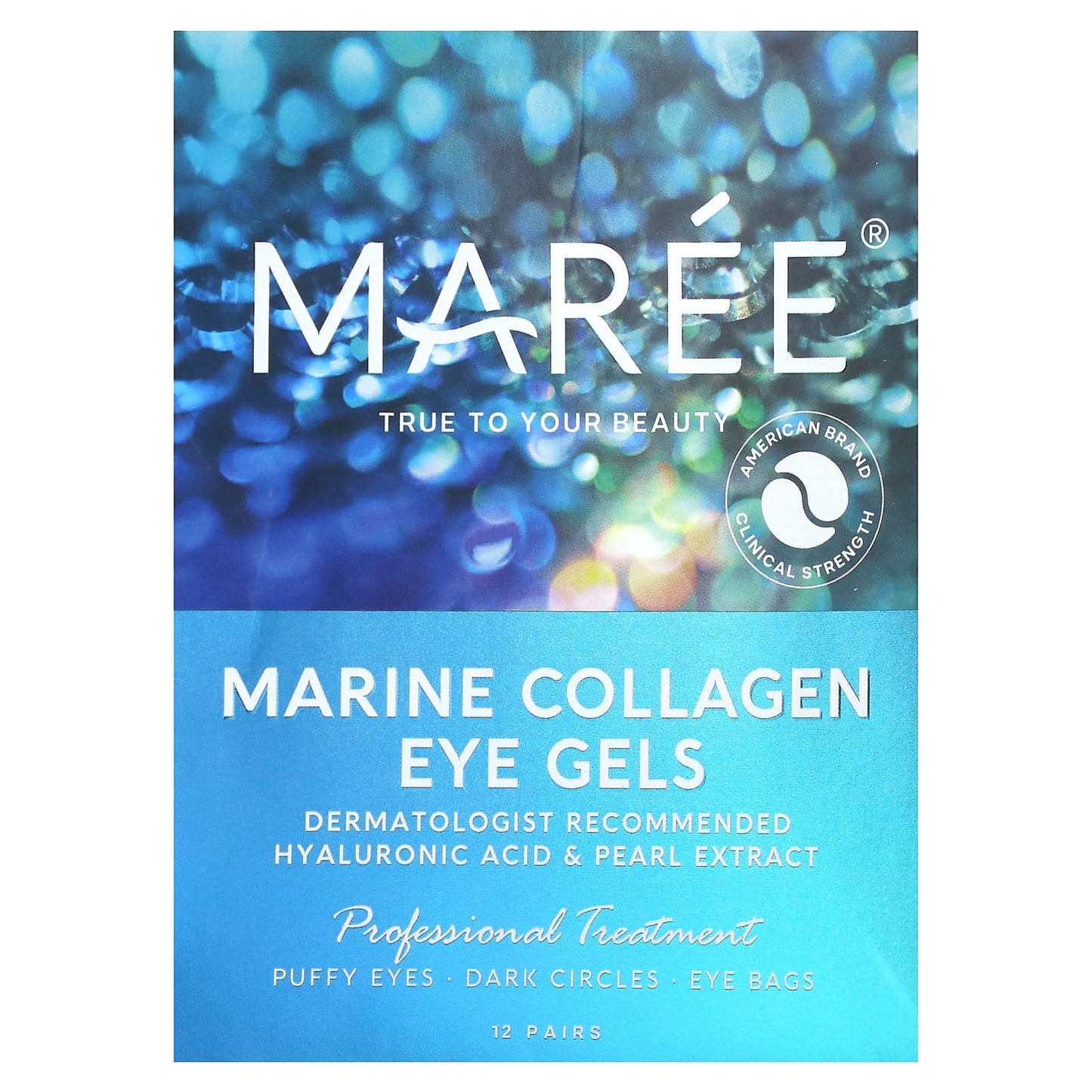 Maree, Marine Collagen Eye Gels, 12 Pairs, 1.32 oz (36 g) - Image 2