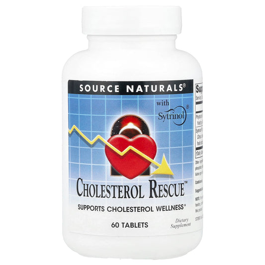 Source Naturals, Cholesterol Rescue™, 60 Tablets - Image 1