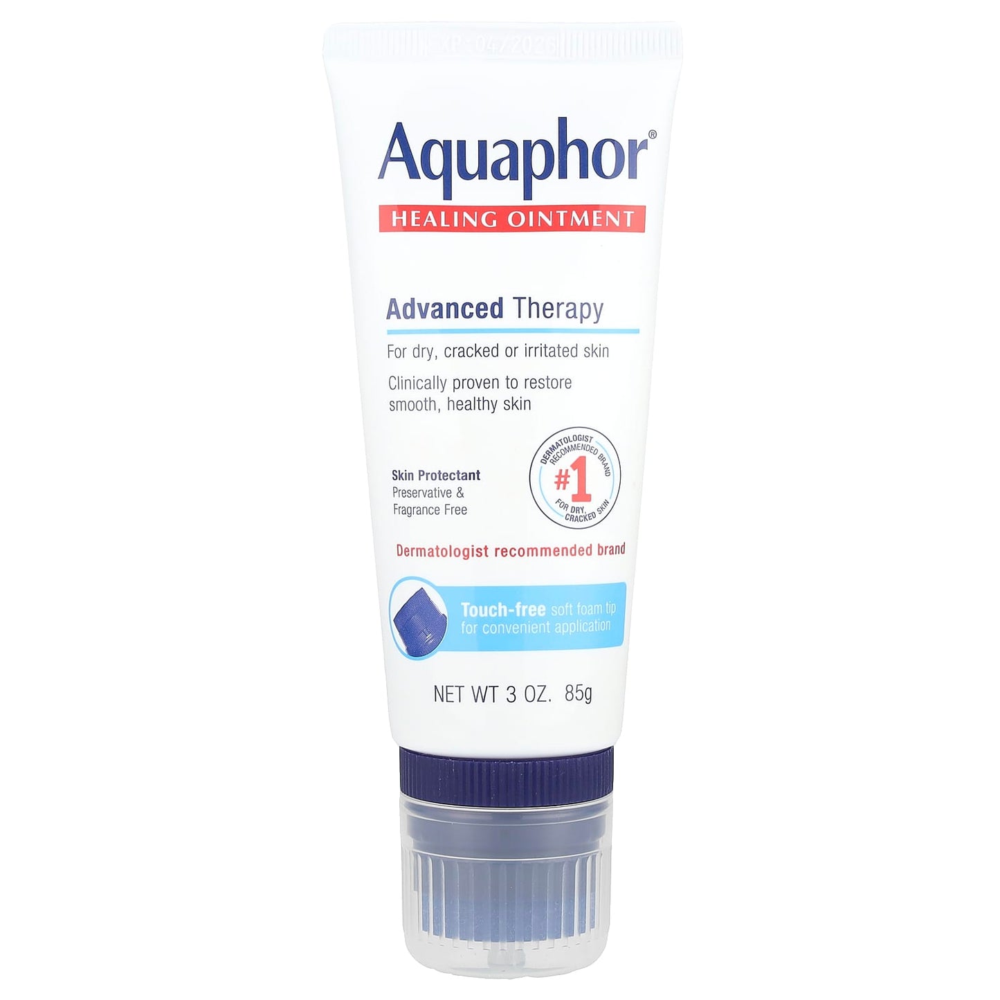 Aquaphor Advanced Therapy Healing Ointment, 3 oz (85g) - Image 1
