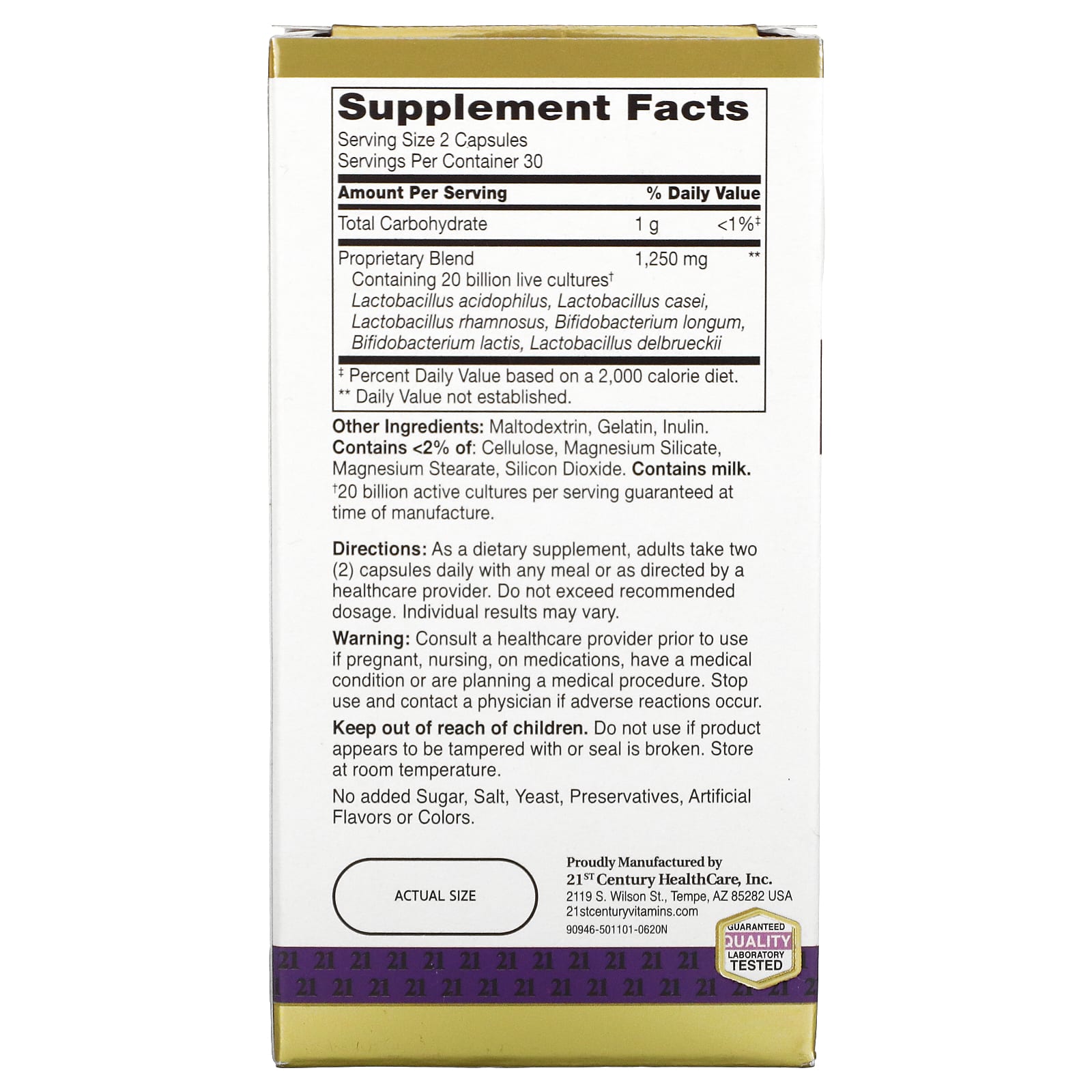 Ultra Potency Probiotics for Gut Health and Immune Support - Image 2