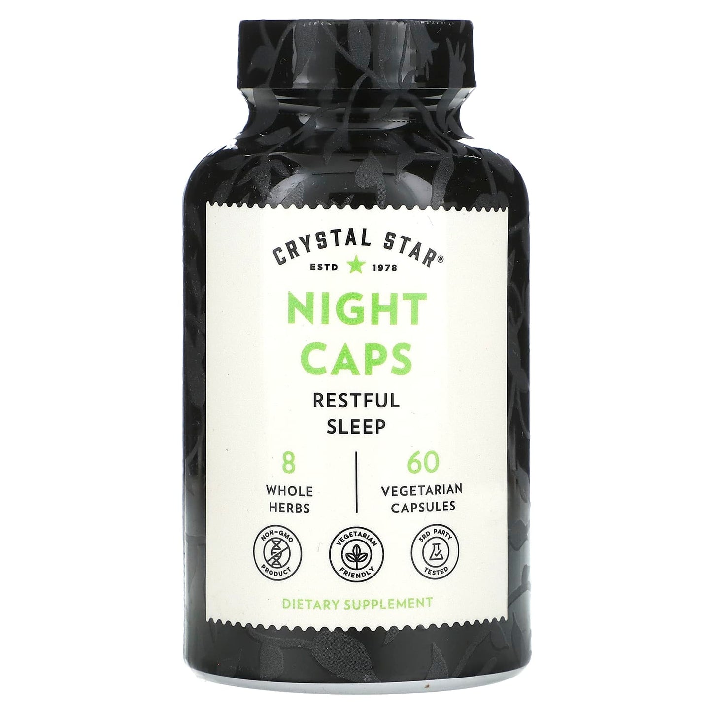 Crystal Star Night Caps - Promote Restful Sleep with Valerian & Poppy - Image 1
