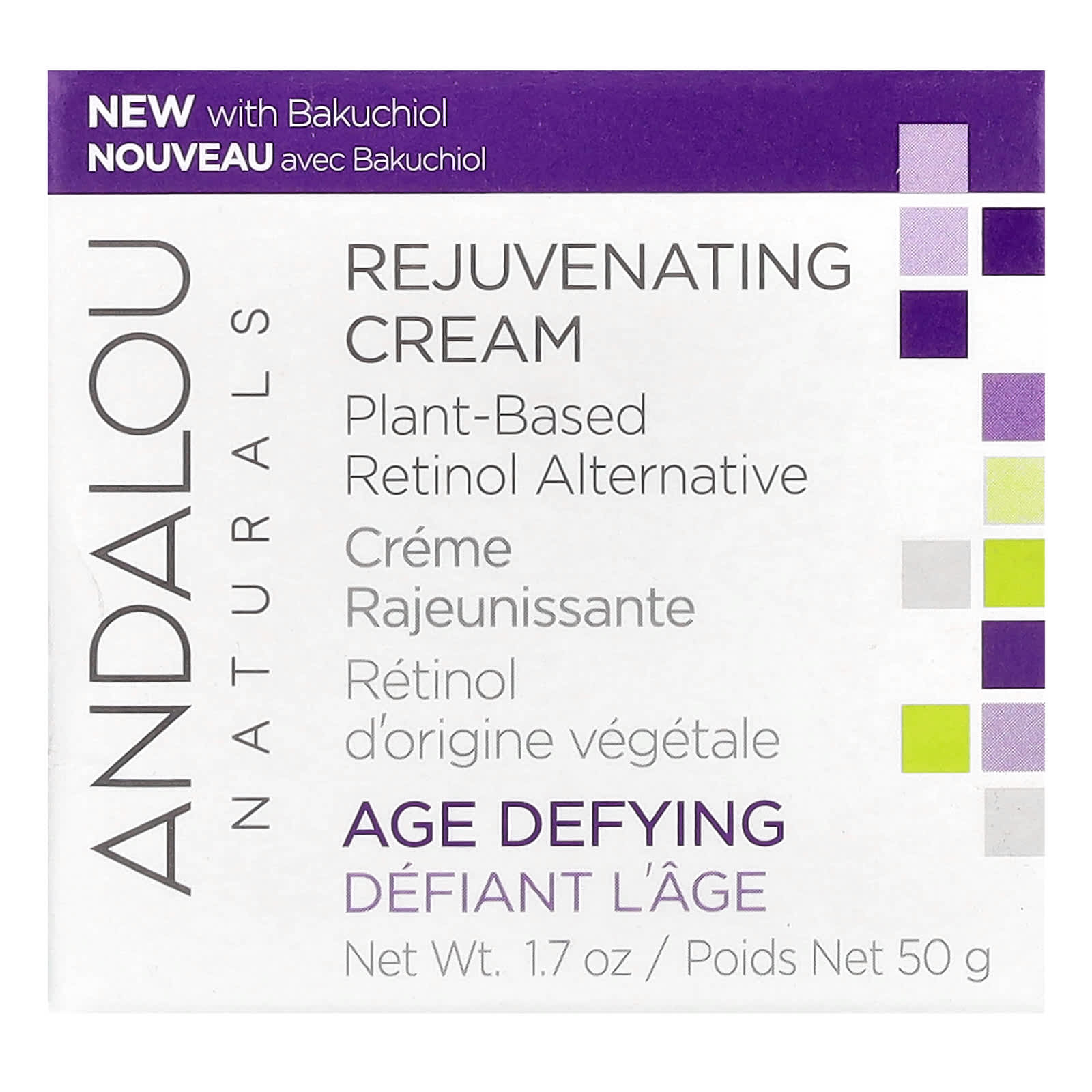 Plant-Based Retinol Alternative Cream for Smooth Skin from Andalou Naturals - Image 2