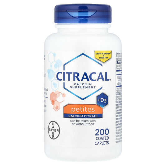 Citracal Petites Calcium Supplement with Vitamin D3, Easy to Swallow, Sugar Free - Image 1
