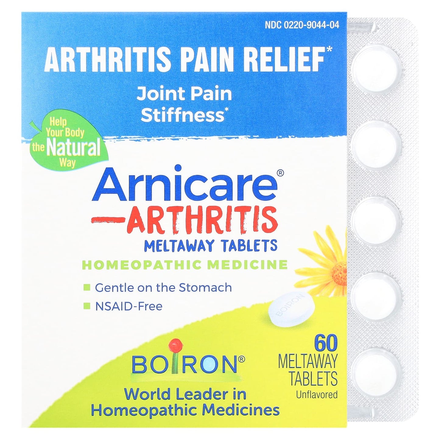 Boiron Arnicare Arthritis Relief Meltaway Tablets - 60 Count - Image 1