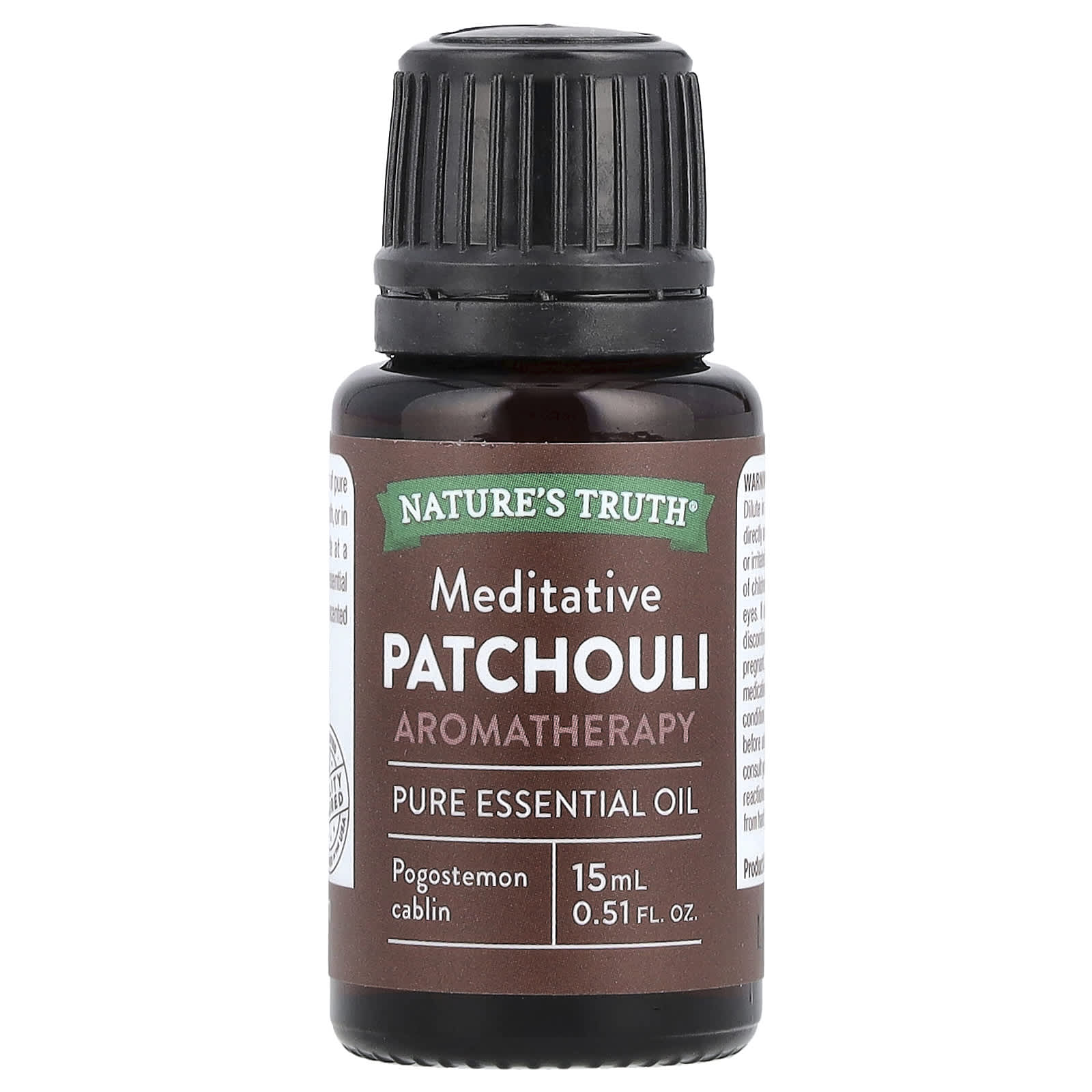 Nature's Truth, Pure Essential Oil, Meditative Patchouli , 0.51 fl oz (15 ml) - Image 1