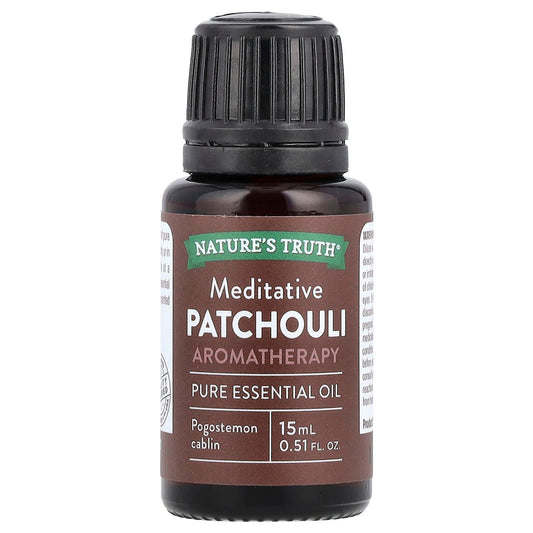 Nature's Truth, Pure Essential Oil, Meditative Patchouli , 0.51 fl oz (15 ml) - Image 1