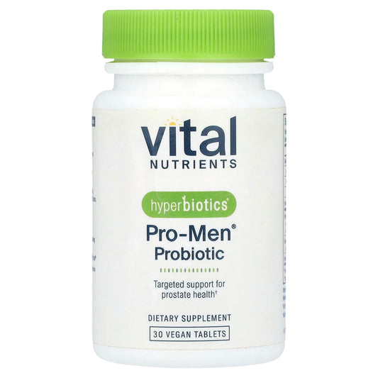 Vital Nutrients, Hyperbiotics®, Pro-Men® Probiotic, 30 Vegan Tablets - Image 1