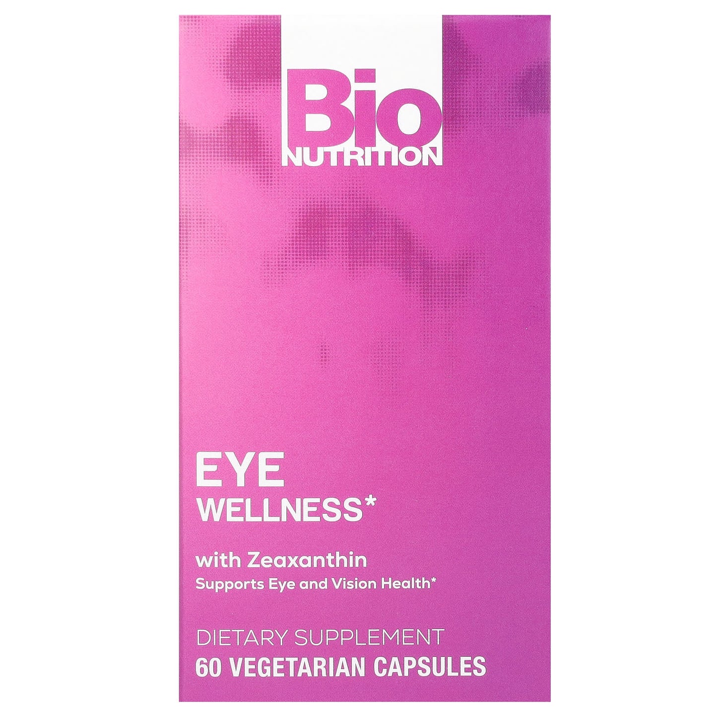 Eye Wellness Supplement by Bio Nutrition with Zeaxanthin - 60 Capsules - Image 1