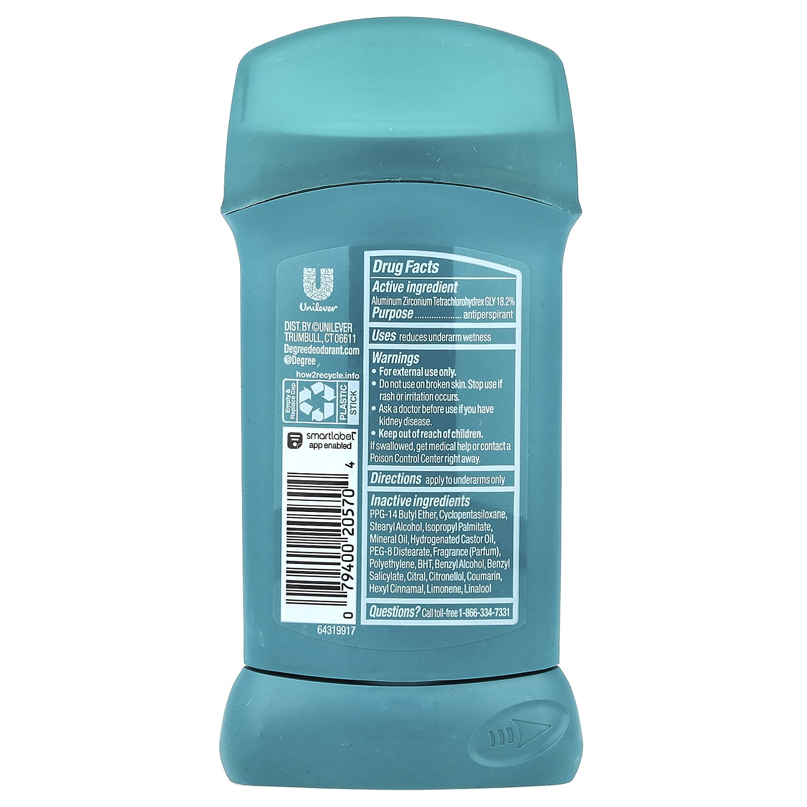 Degree Men 48-Hour Antiperspirant Deodorant for Sweat & Odor Protection - Image 2