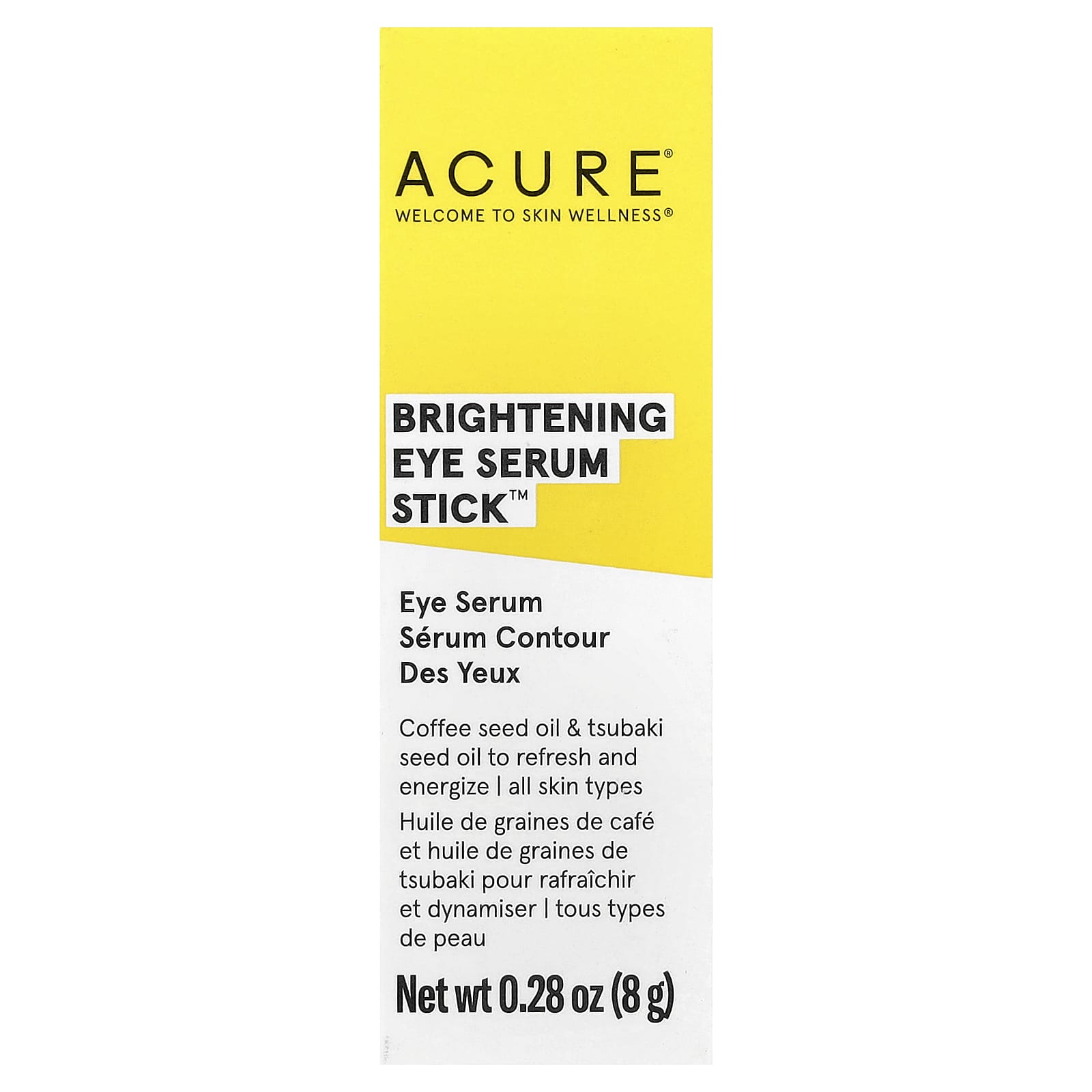 ACURE Brightening Eye Serum Stick for All Skin Types - 0.28 oz (8g) - Image 2