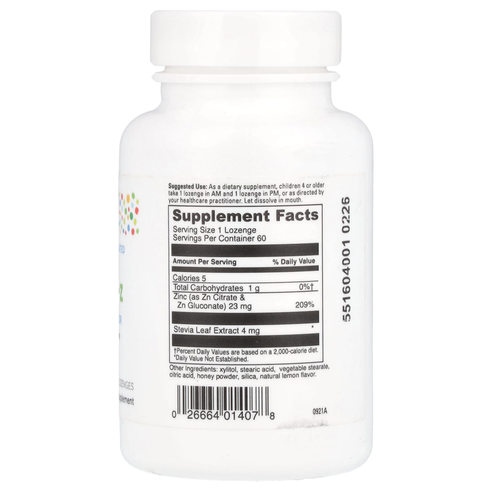 Little DaVinci, Immuni-Z, Natural Lemon, 60 Lozenges - Image 2