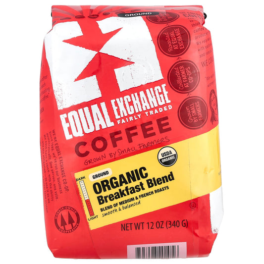 Fair Trade, USDA Organic Breakfast Coffee, 12oz - Image 1