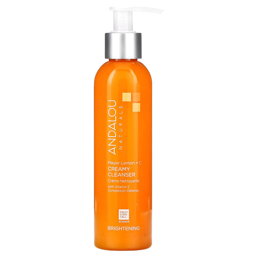 Andalou Naturals Creamy Cleanser Meyer Lemon Vitamin C Brightening - Image 1