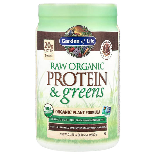Garden of Life RAW Organic Protein & Greens - Chocolate Cacao - Image 1