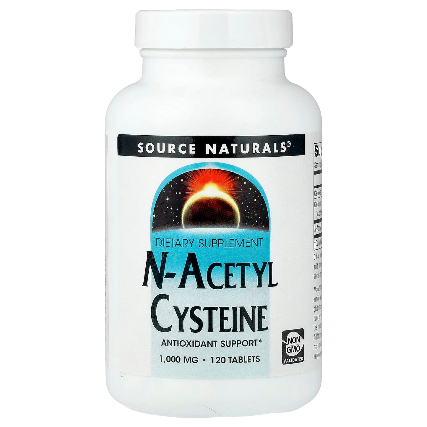 Source Naturals, N-Acetyl Cysteine, 1,000 mg, 120 Tablets - Image 1