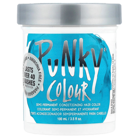 Punky Colour, Semi-Permanent Conditioning Hair Color, Turquoise, 3.5 fl oz (100 ml) - Image 1