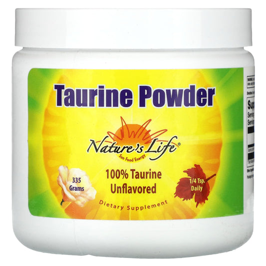 Nature's Life, Taurine Powder, Unflavored, 335 g - Image 1