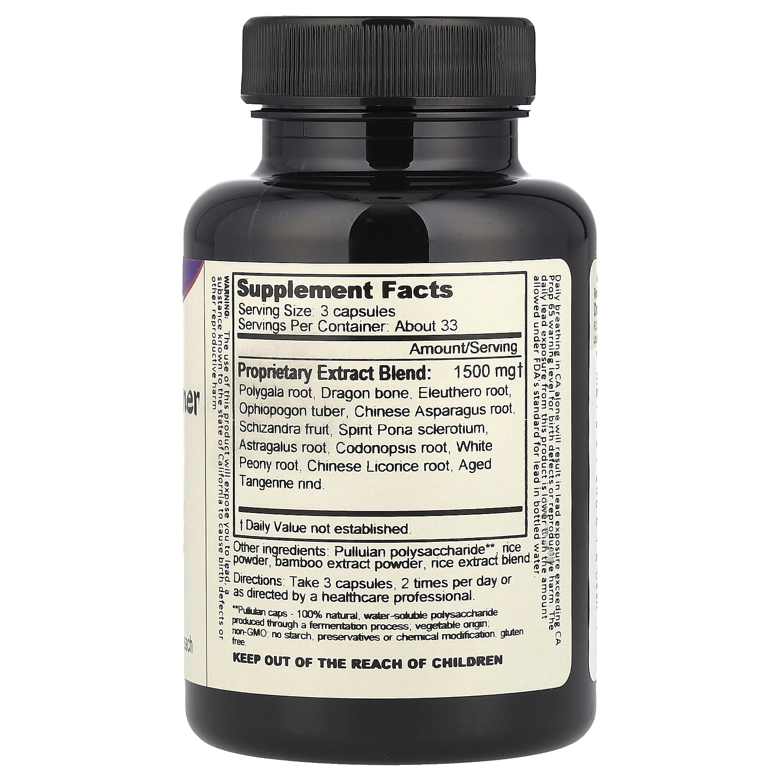 Boost Willpower with Dragon Herbs 100 Capsules - Polygala Tonic - Image 2