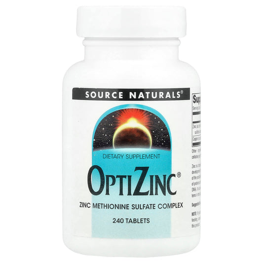 Source Naturals, OptiZinc®, 240 Tablets - Image 1