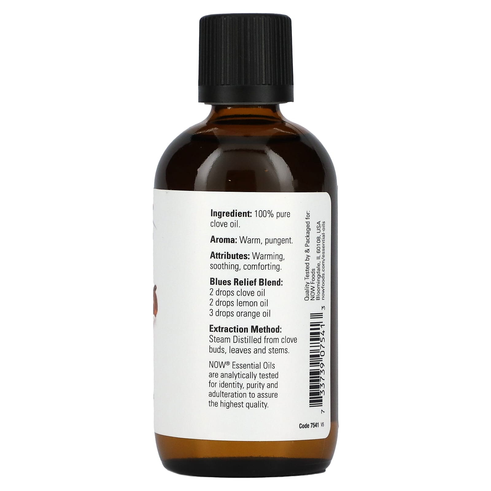 NOW Foods, Essential Oils, Clove, 4 fl oz (118 ml) - Image 2