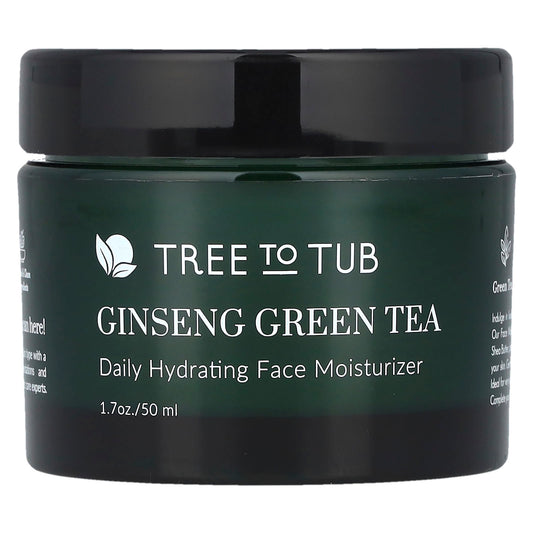 Tree To Tub, Ginseng Green Tea, Daily Hydrating Face Moisturizer , 1.7 oz (50 ml) - Image 1