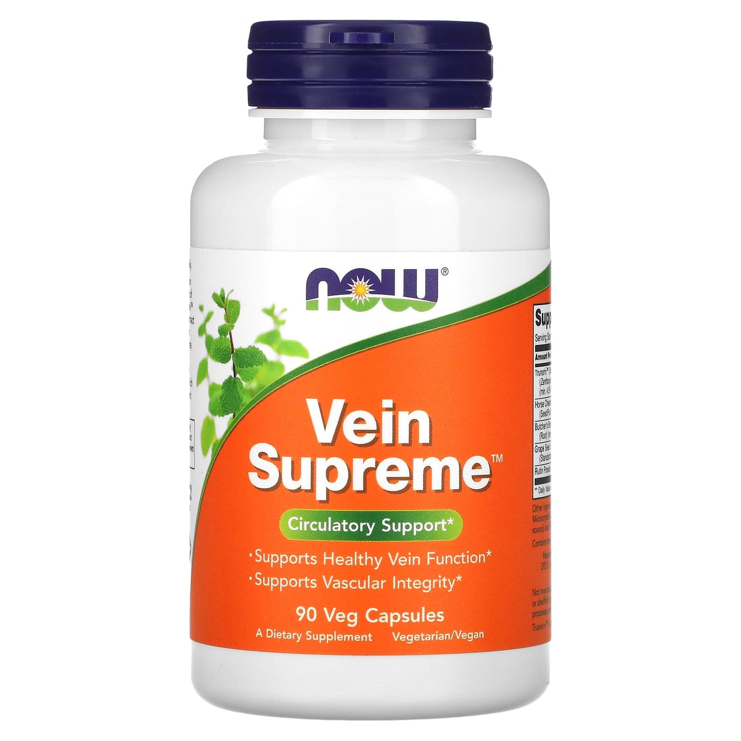 NOW Foods, Vein Supreme, 90 Veg Capsules - Image 1