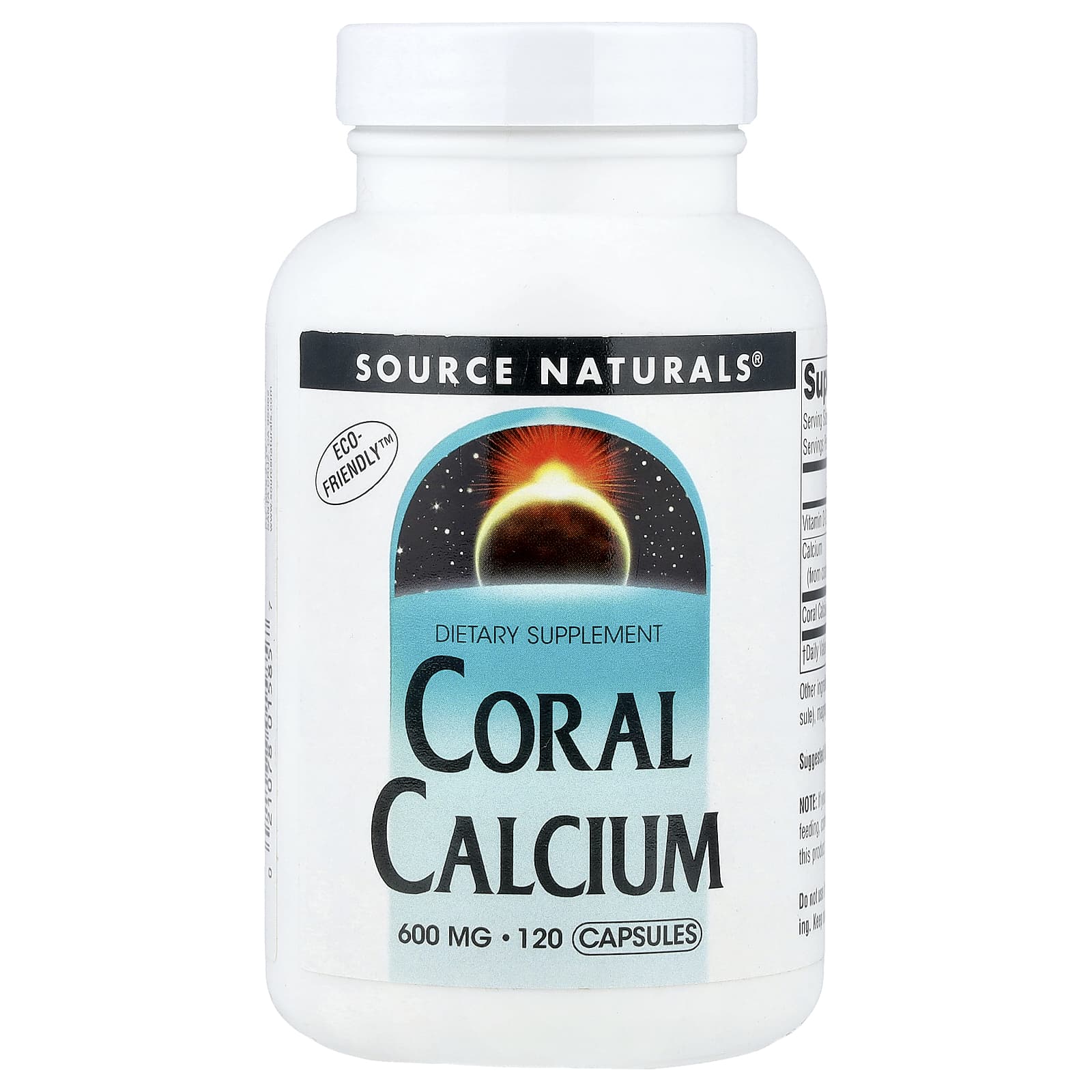 Source Naturals, Coral Calcium, 120 Capsules (600 mg per Capsule) - Image 1