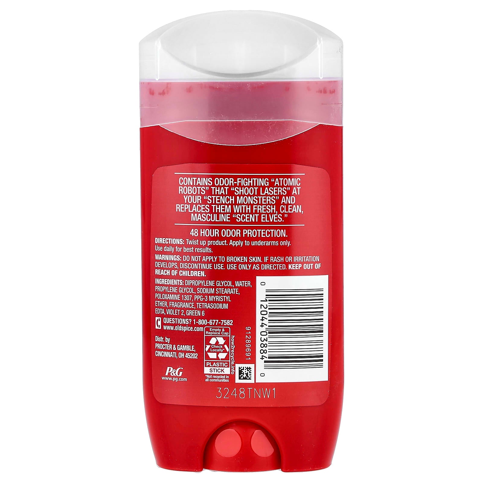 Old Spice, High Endurance®, Deodorant, Fresh, 3 oz (85 g) - Image 2